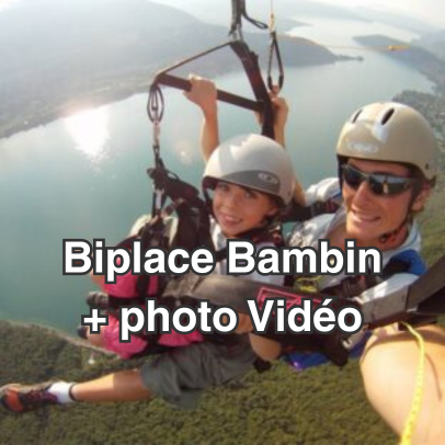 Biplace bambin photo vidéo