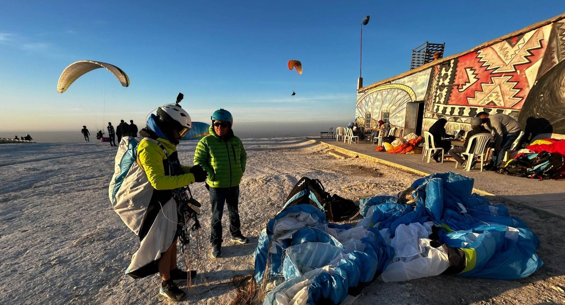Parapentiste au maroc